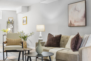 Inspiration for a living room remodel in Other