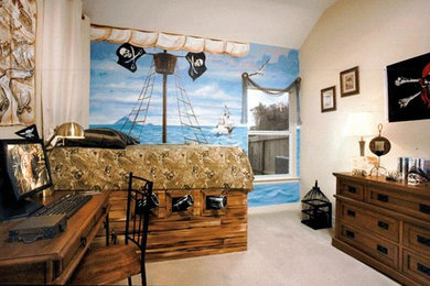 Inspiration for a contemporary kids' room remodel in Dallas