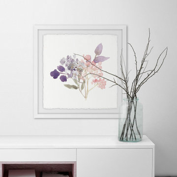 "Watercolor Bouquet 3" Framed Painting Print