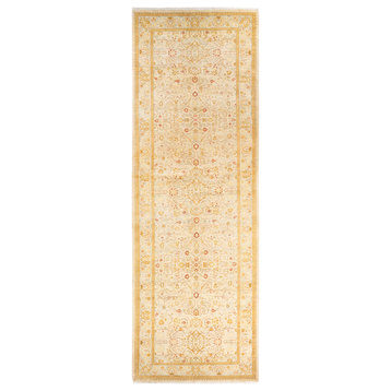 Paletwa One-of-a-Kind Hand-Knotted Runner Ivory, 4'2"x12'4"
