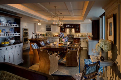Inspiration for a coastal kitchen remodel in Miami