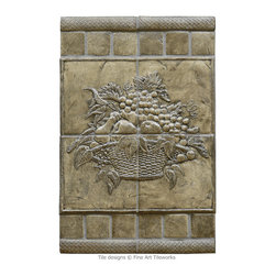 Fruit Basket &mdash; Fine Art Tileworks - Tile