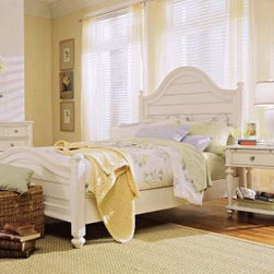 American Drew 920-312R-SET Camden White Panel Bed Set Camden - Light - Products