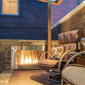 Southlake, TX - Brownstone Spa - Modern Outdoor Living