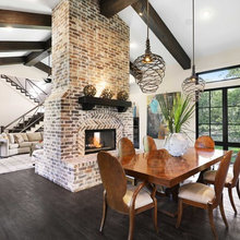 Periwinkle Fireplace