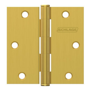 Schlage SC3P1020F716E Aged Bronze 4/" x 4/" Square Corner Plain Bearing Hinge