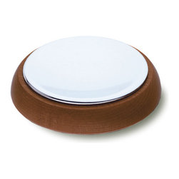 Secret Bath - Secret Bath. Table soap dish. wood finishes-Chrome. Testa collection - Soap Dishes & Holders