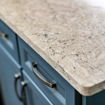 Two-Tone Kitchen Remodel Done With Cabinet Refacing