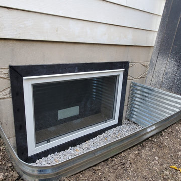 Basement window installation