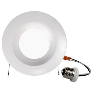 Wi Fi Smart 5 6 Led Retrofit Recessed Light 11 Watts E26 Adaptor Included Modern Recessed Trims By Globe Electric Houzz