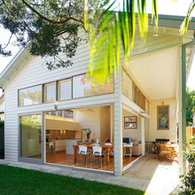 Backyard exterior walls