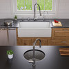 AB2028-BSS Solid Brushed Stainless Steel Single Hole Pull Down Kitchen Faucet