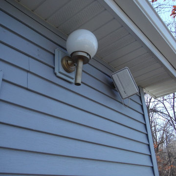 James Hardie Evening Blue Siding W/ Arctic White HardieTrim | Lake Ozark, MO.
