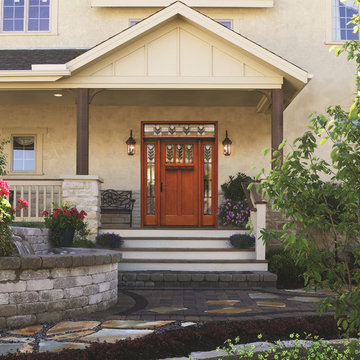 Classic-Craft American Style door, sidelites and transom