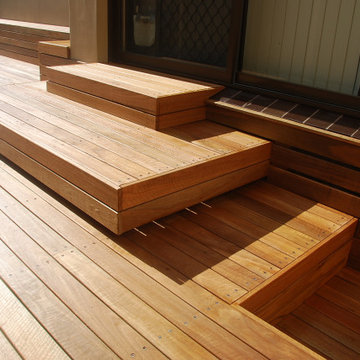 Spotted gum deck