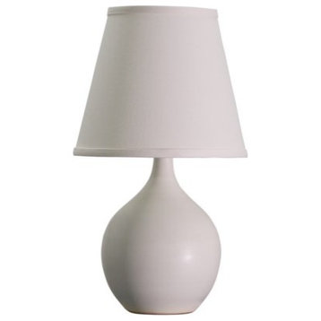 House of Troy Scatchard GS50-WM 1 Light Table Lamp in White Matte