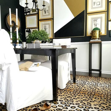HARMON HOUSE - BLACK DINING ROOM
