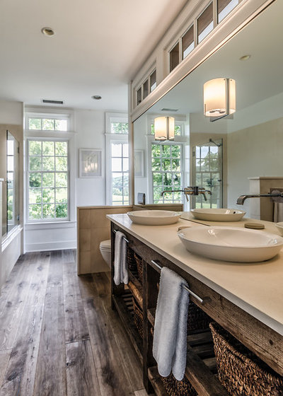 Country Bathroom by Blansfield Builders, Inc.