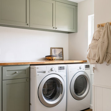 Organic Modern Laundry Room Design