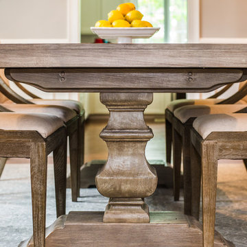 Classically Beautiful Dining room with Modern Flair