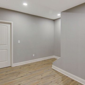 Transitional Basement Finish Liberty, MO