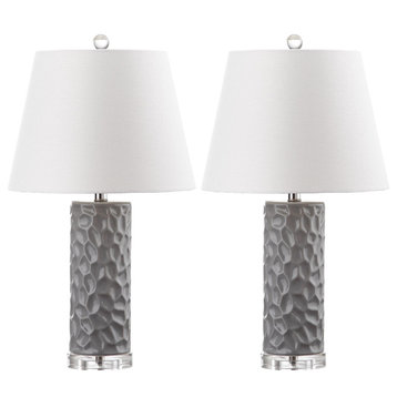 Safavieh Dixon Table Lamps, Set of 2, Gray