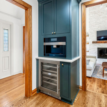 Chef's Kitchen with High End Appliances & Built-in Espresso Maker