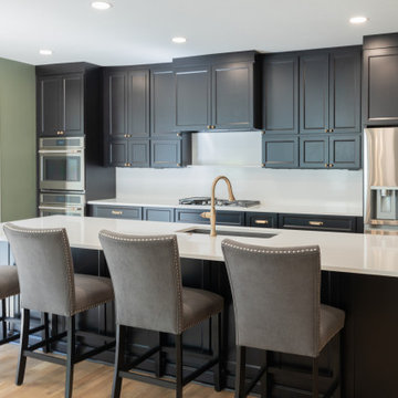 Overland Park Kitchen Remodel with Pantry Addition + Speakeasy Powder Bath