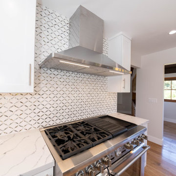 WHITE MIXED WITH WOOD KITCHEN, ENCINO