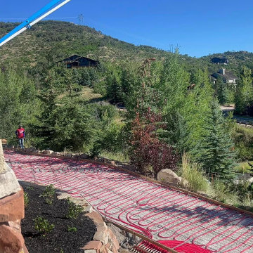 custom heated driveway