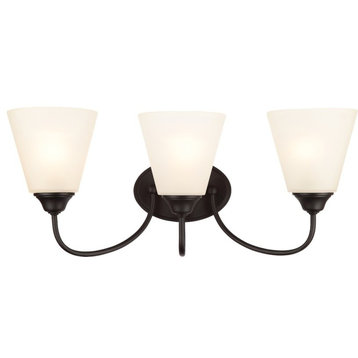 Hardware House Galveston Single Light Wall/Vanity Fixture, 3 Light