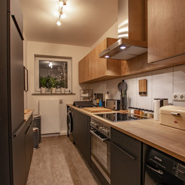 Nolte Plus Schichtstoff Schwarz Softmatt