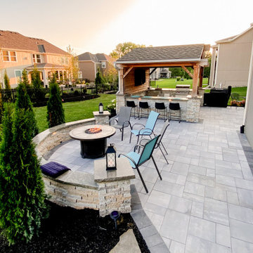 Triple P Project- Pavers, Pergola, and Fire Pit!