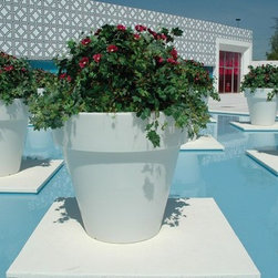 Vas-Two and Big BO Outdoor Pot by Serralunga - Outdoor Pots And Planters