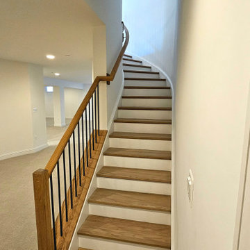 Project #110 | Beautiful Curved Staircase with Circular Balcony