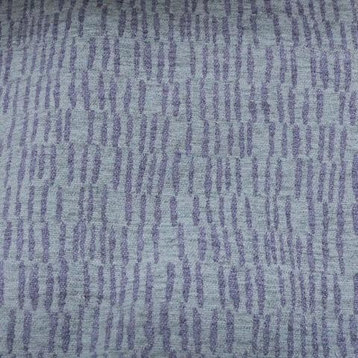 Scratches Modern Design, Chenille Jacquard Upholstery Fabric, Lilac