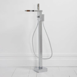 TEC CASCADE FREESTANDING FLOOR STANDING CHROME BATH SHOWER MIXER TAP - Products
