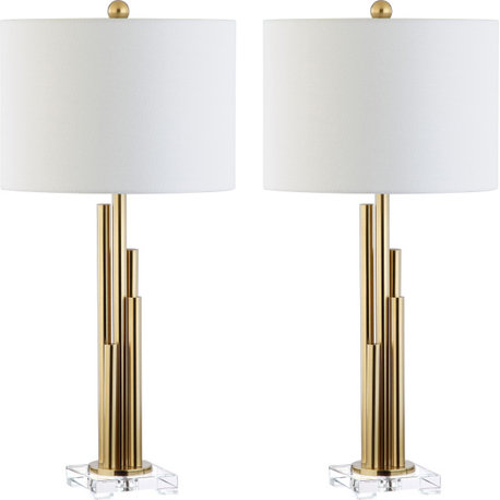 Hopper Table Lamp (Set of 2) - Brass Gold