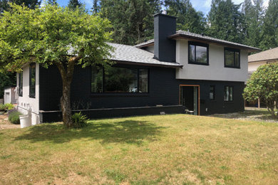 Inspiration for a brick exterior home remodel in Vancouver