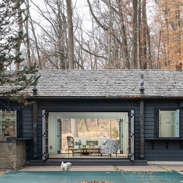 Crow’s Perch Pool House: Exterior