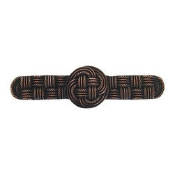 Inviting Home Inc. - Classic Weave, Antique-Style Copper - Cabinet And Drawer Handle Pulls