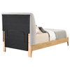 Ventura Upholstered Bed, Grey, Twin