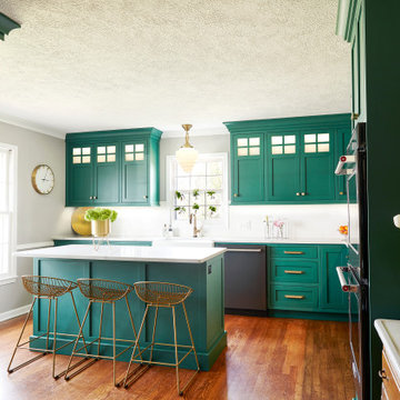 Green With Envy- A Colonial Remodel