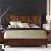 Hooker Furniture Lorimer Panel Bed in Warm Brown-King