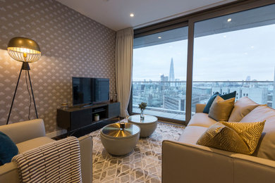Inspiration for an eclectic home design remodel in London