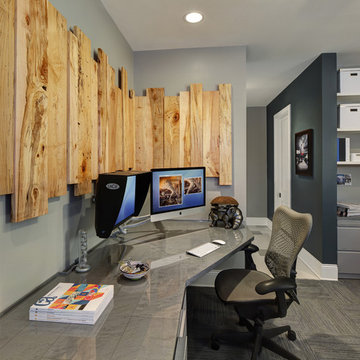 Modern Farmhouse, His Office