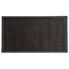 Indoor Large Door Mat Lisa Black 48 L x 32 W inch