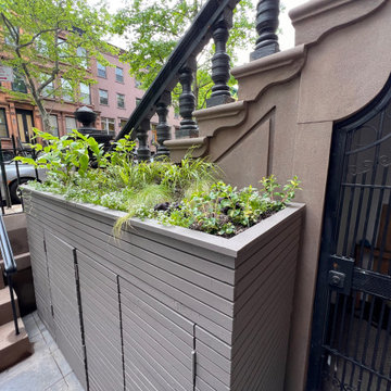 Manhattan UWS brownstone cozy backyard