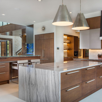 Kitchen in Contemporary Home for Entertaining