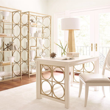 Legacy Classic Furniture Tower Suite Writing Desk in Pearl